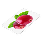 Twee veenbessen magneet (Linkerzijde)