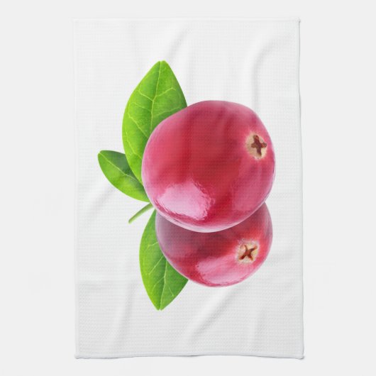 Twee veenbessen theedoek (Verticaal)