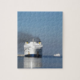 Twee veerboten in Griekenland Legpuzzel