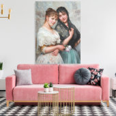 Twee Venetiaanse vrouwen Canvas Afdruk (Insitu (Woonkamer))
