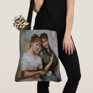 Twee Venetiaanse vrouwen van Eugene de Blaas Tote Bag