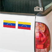 TWEE Venezolaanse nationale vlag Bumpersticker (Op Truck)