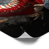 Twee venijnige vliegende draken poster (Hoek)