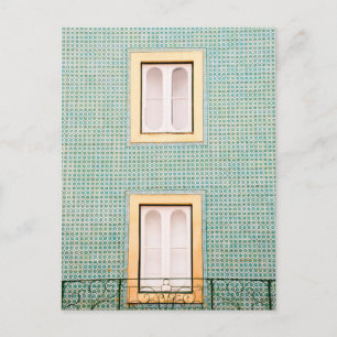 Twee vensters briefkaart