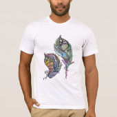 Twee veren t-shirt (Voorkant)