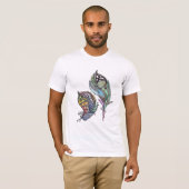 Twee veren t-shirt (Voorkant volledig)