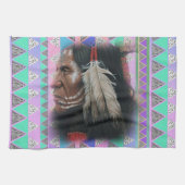 Twee veren theedoek (Horizontaal)