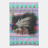 Twee veren theedoek (Verticaal)