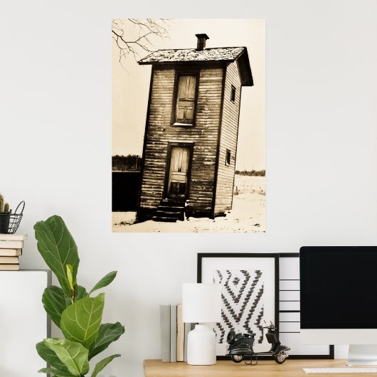 Twee verhaal buitenste poster (Thuiskantoor)