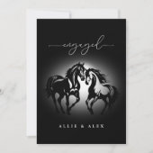 Twee verliefd op zwart-wit verloving (Voorkant)