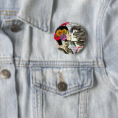 Twee verliefde vrouwen | Pride Kus Ronde Button 5,7 Cm (In situ)