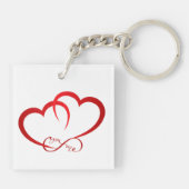 Twee Verliefden Acrylsleutelhanger Sleutelhanger (Achterkant)