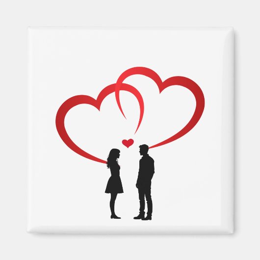 Twee verliefden magneet (Voorkant)