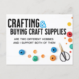 Twee verschillende hobbies briefkaart