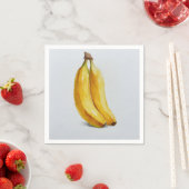 Twee verse bananen in sync servet (Insitu)