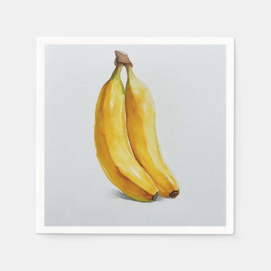 Twee verse bananen in sync servet (Voorkant)