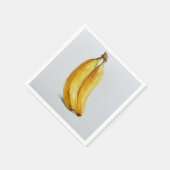 Twee verse bananen in sync servet (Hoek)
