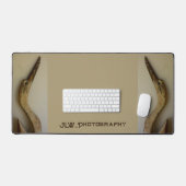 Twee Verweerde Herons Kustbeige  Bureaumat (Keyboard & Muis)