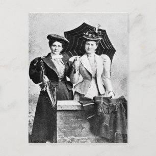 Twee Victoriaans vrouwen, 1898 Briefkaart