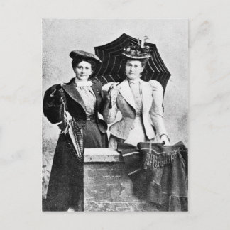 Twee Victoriaans vrouwen, 1898 Briefkaart