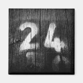 twee vier posten magneet (Voorkant)