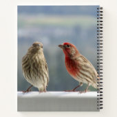 Twee vinken vliegen. notitieboek (Achterkant)