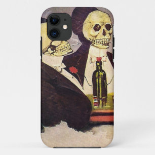 Twee Vintage Skeletten iPhone 11 Hoesje
