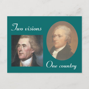 Twee visies briefkaart