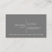 Twee visitekaartje met gekruiste randen (Achterkant)