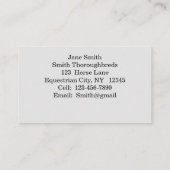 Twee Visitekaartjes met thoraxrode kalkoenen (Achterkant)