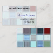 Twee  Visitekaartjes met zijspan (Voorkant / Achterkant)