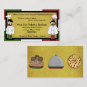 Twee Visitekaartjes van Chefs Restaurant (Voorkant / Achterkant)