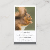 Twee Visitekaartjes voor fotografie (Achterkant)