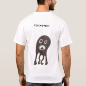 twee vissen en een octopus t-shirt (Achterkant)