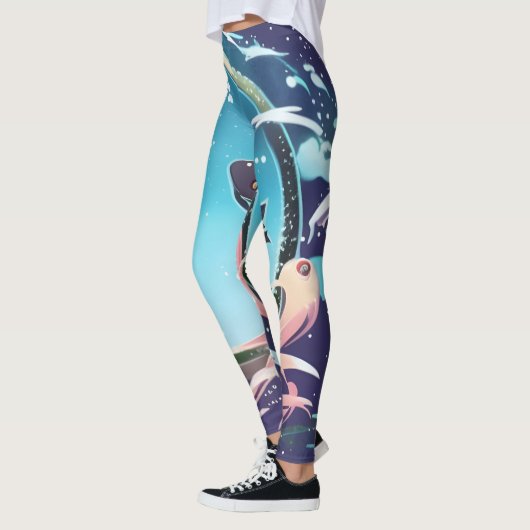 Twee vissen leggings (Links)
