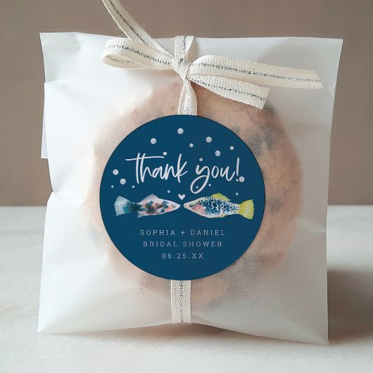 Twee Vissen Minder In De Zee Bruidsmeisjesfeest St Ronde Sticker