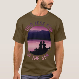 Twee vissen minder in het Zee 1 T-shirt