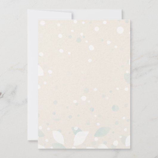 Twee vissen minder in zee douche uitnodiging (Achterkant)