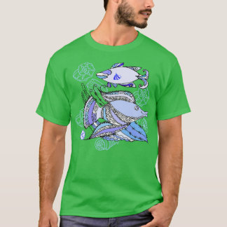Twee visten en Cockleshells T-shirt