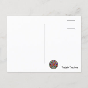 Twee vlakken briefkaart