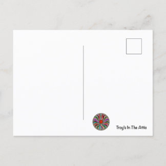 Twee vlakken briefkaart