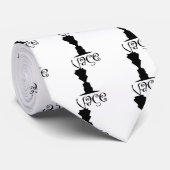 Twee vlakken of vlakke optische illusie stropdas (Opgerold)