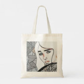 Twee vlakken tote bag (Achterkant)