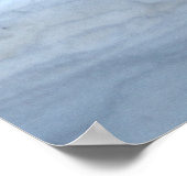 Twee vliegende Canadese ganzen en Winter Pond Wild Poster (Hoek)