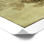 Twee vliegende Cherubs, die de kroon van Thorns va Poster (Hoek)