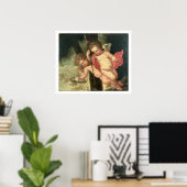 Twee vliegende Cherubs, die de kroon van Thorns va Poster (Thuiskantoor)