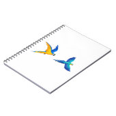 Twee vliegende parrots notitieboek (Linkerzijde)