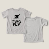 Twee vliegende straaljager tweede verjaardag (Ontwerp Voorkant & Achterkant)