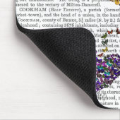 Twee vlinderharten muismat (Hoek)