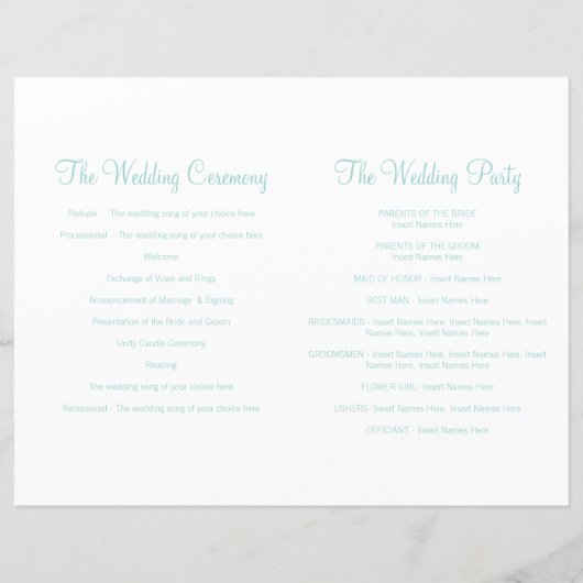 Twee vlinders aqua blauwgroen programma voor grafi (Achterkant)